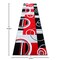 Flash Furniture Red 3' x 10' Geometric Abstract Area Rug KP-RG953-310-RD-GG - alternate 5